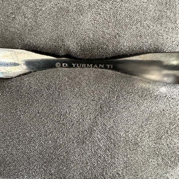 David Yurman Royal Cord Cuff Bracelet in Black Titanium - Medium - RARE - Picture 11 of 12